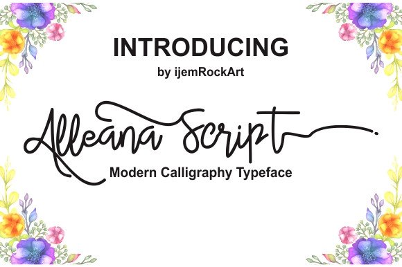 Alleana Script Font: A Modern Calligraphy Choice for Branding