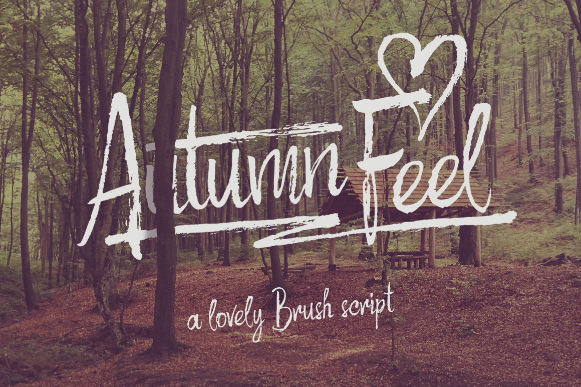 Autumn Feel: A Hand-Drawn Font for Creative Web Design