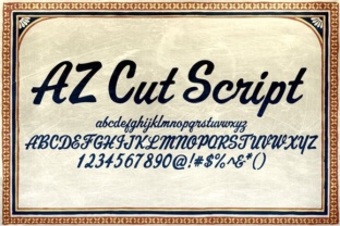 AZ Cut Script Font: Elevating Small Business Branding
