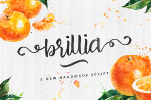 Brillia Script: A Handmade Font for Elegant Web Design