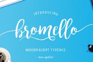 Bromello: A Modern Script Typeface for Web Design