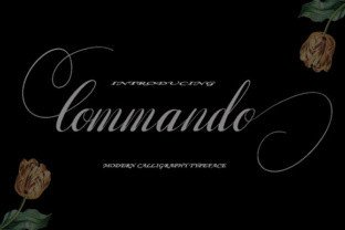 Commando: A Premium Script Font for Elegant Editorial Design