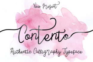 Contento Script: A Fresh, Modern Typeface for Creative Campaigns