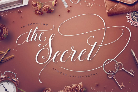 Discover The Secret: A Unique Calligraphy Font for Editorial Design