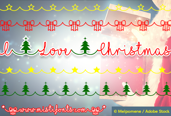 Embrace the Season with I Love Christmas Font