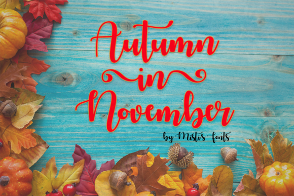 Enhance Your Brand with Autumn in November Font