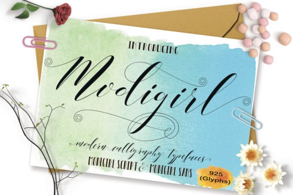 Enhance Your Brand with Modigirl Script Font