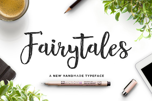 Fairytales Script Font for Handmade Labels and Invites