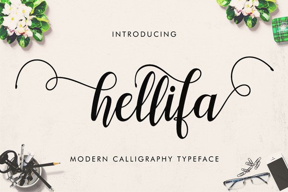 Hellifa: A Bold Script for Modern Design