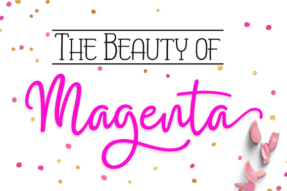 Magenta: A Bold Script with Creative Flair