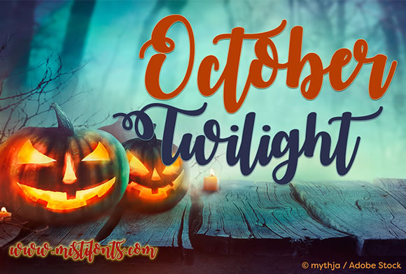October Twilight: A Font for Creative Web Design