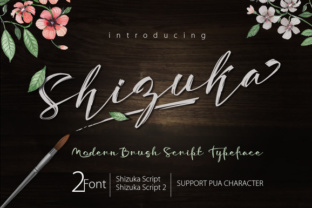 Shizuka Script: A Lovely Brush Font for Web Design