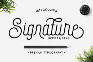 Signature: A Versatile Font for Handmade Creations