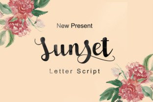 Sunset Script: A Beautifully Crafted Font for Web Design