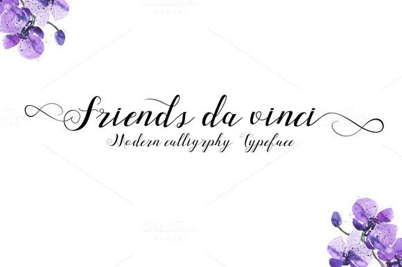 Transform Your Brand with Friends Da Vinci Font