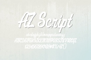 Unleash Creativity with AZ Script: A Rough Edgy Typeface