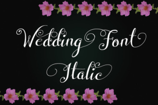 Wedding Font Italic: A Graceful Script for Editorial Elegance